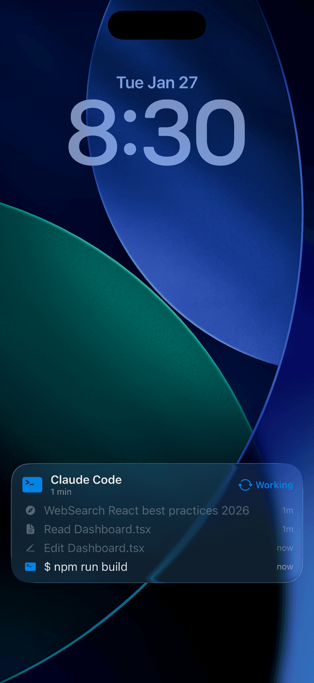 Lock Screen Live Activity